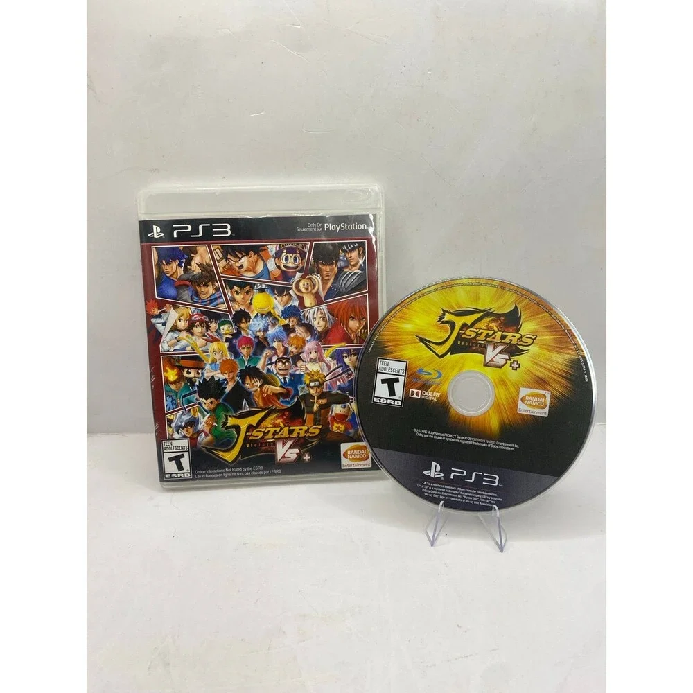 PS3 SHONEN JUMP J-Stars Victory Vs+ Game PlayStation 3 Bandai Namco anime manga
